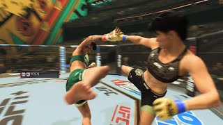 EA UFC 5 Double Knockdown [upl. by Lelah298]