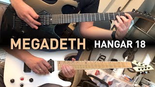 Megadeth  Hangar 18 DUAL GUITAR COVER ft Marijan Karovski [upl. by Blight]