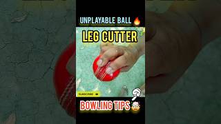 BOWLING TIPS 🤯  PERFECT LEG CUTTER TECHNIQUES 🔥shorts bowling cricket ipl viral youtubeshorts [upl. by Netnerb]