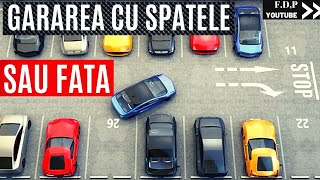 PARCARI Ep 3 CUM SĂ PARCHEZI CU SPATELE ȘI FAȚA ÎNTRE DOUĂ MAȘINI PARCARE CENTRU COMERCIAL [upl. by Anire]