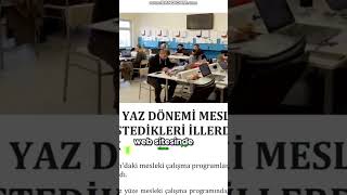 Öğretmenler Yaz Dönem Mesleki Çalışma Programı Belli Oldu meb haber haberler mebhaber news [upl. by Anglim881]