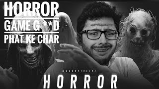 carryminati horror game bat denjar game😳 bat funny game😀💫 ✨️ horror viralvideo video [upl. by Ajan]