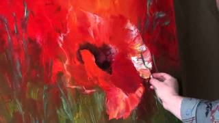 FREE Full video quotlarge poppiesquot painter Igor Sakharov [upl. by Oirasor85]