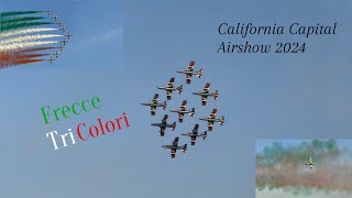 Frecce Tricolori aerobatic demonstration at the California Capital Airshow 2024 [upl. by Akram]