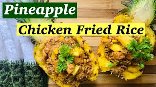 How to make PINEAPPLE CHICKEN FRIED RICE  Fried Rice Moya Moy’s Kitchen [upl. by Anairam]