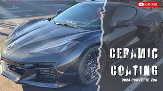 How to apply Adam’s Polishes Graphene Ceramic Coating on our 2024 C8 Z06 [upl. by Nagaem752]