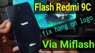 Flash Redmi 9C Via Miflash [upl. by Ahsuatan696]