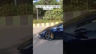 Lamborghini and amg screaming on hyderabads road 😈💥 lamborgini amgcoupe [upl. by Adiaz]