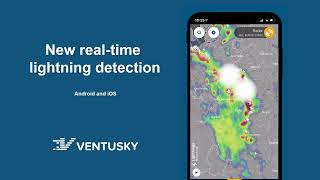 Realtime lightning detection  Ventusky [upl. by Lledualc]