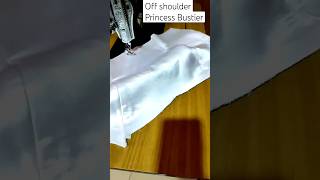 How to Sew an Off Shoulder Princess Bustier youtubemadeforyou fashion howtosew [upl. by Birecree]