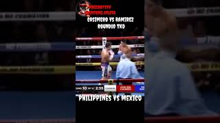 CASIMERO VS RAMIREZ ROUND 10 TKO boxingtraining boxinghighlights johnrielcasimero angasngpinas [upl. by Getraer]