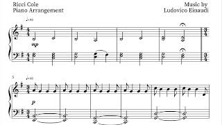 Nuvole Bianche  Ludovico Einaudi  Free piano sheet [upl. by Nadia]