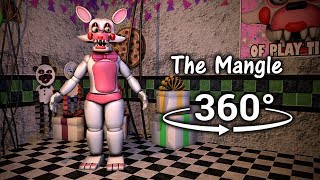 360° The Mangle Test Show  Five Nights at Freddys 2 FNAFSFM VR Compatible [upl. by Sondra]