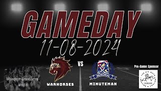 Devine Warhorses Vs Memorial Minuteman 11824 [upl. by Hembree251]