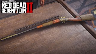 RED DEAD REDEMPTION 2  ROLLING BLOCK RIFLE Weapons Customization amp Showcase [upl. by Korey]