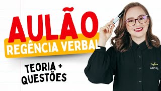 AULÃO sobre REGÊNCIA VERBAL  TEORIA  QUESTÕES  PORTUGUÊS para CONCURSOS [upl. by Cormier516]