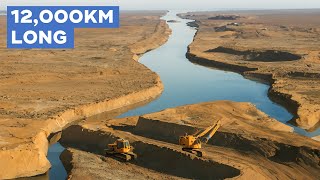 Saudi Arabia Is Building The Worlds Largest Artificial River In The Desert [upl. by Bokaj821]