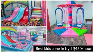 kids play zone in Hyderabad 150 per hour best for kids to play [upl. by Corell]