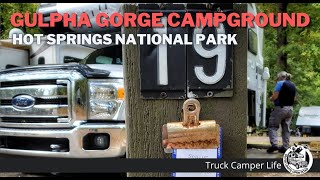 Gulpha Gorge Campground Hot Springs National Park and Our First Tornado Watch [upl. by Desmund748]