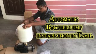 Automatic Booster pump installation in TamilBlackScorpionTamil [upl. by Merola]