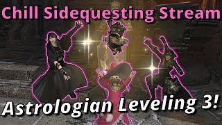 Powerleveling Astrologian 3 Aiming for Level 70 FFXIV Hangout Sidequesting Stream [upl. by Smitty]