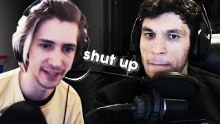 xQc said WHAT to Trainwrecks [upl. by Jc]