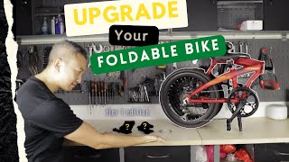 100 Upgrade Foldable Bike that you can do  Groupset Upgrade  Tier 1 [upl. by Ahsitul]