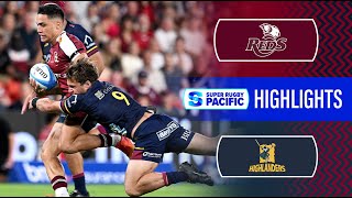 HIGHLIGHTS  REDS v HIGHLANDERS  Super Rugby Pacific 2024  Round 9 [upl. by Kare]