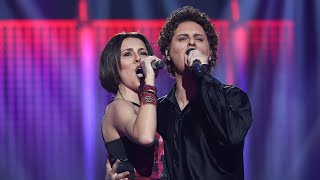 Andrea Guasch y Rosco imitan a Chenoa y David Bisbal en Escondidos  Tu Cara Me Suena [upl. by Randolph246]