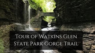 Tour of Watkins Glen State Park Gorge Trail [upl. by Cyprus]