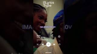 Davido ft YG Marley  Awuke Lyrics lyricstrybe afrobeats [upl. by Alphonsine]