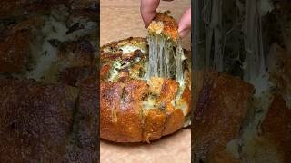 Pesto Garlic Confit Pull Apart Cheesy Bread [upl. by Rovelli]