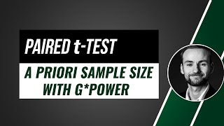 Paired tTest  calculate required sample size with GPower [upl. by Vaclava]