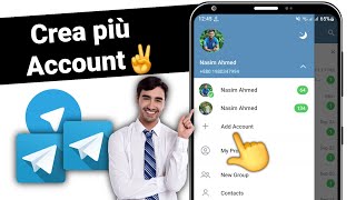 Come creare più account Telegram su Android  Come clonare Telegram 2024 [upl. by Adrian]