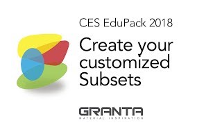 Create your customized Subsets in CES EduPack [upl. by Morey688]