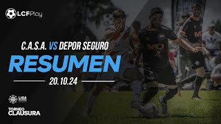 Resumen Depor Seguro vs CASA  201024 [upl. by Tice453]