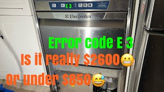 Electrolux dishwasher error code E3 [upl. by Arreip813]