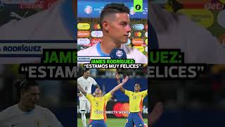 JAMES RODRÍGUEZ llora tras la CLASIFICACIÓN de COLOMBIA a la FINAL de la COPA AMÉRICA  Depor [upl. by Akcirahs]