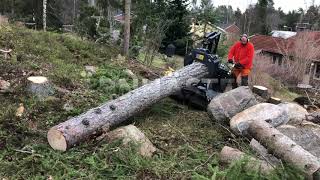 Järnhästen Flex om timmergrip in action2 [upl. by Ecadnarb38]