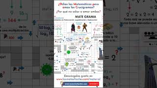 Crucigramas Matemáticos – MATEGRAMAS [upl. by Horatia]