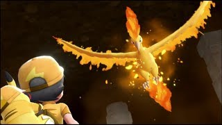 Pokémon Lets Go Pikachu Playthrough 44 The Fiery Moltres [upl. by Khano]