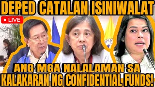 DEPED CATALAN UMAMIN NA ISINIWALAT ANG NALALAMAN SA CONFIDENTIAL FUNDS IBINUNYAG ANG PANGALAN [upl. by Aisercal]