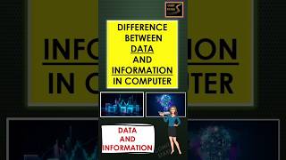 Difference Between Data And Information In Computer  Data  Information shorts education viral [upl. by Doro]