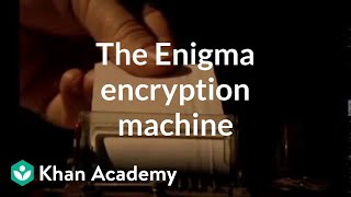 The Enigma encryption machine  Journey into cryptography  Computer Science  Khan Academy [upl. by Elleral]