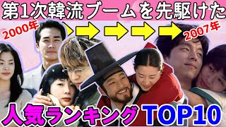 【最新版】第１次韓流ブームを先駆けた韓国ドラマ 人気ランキングTOP１０～あなたの初めて見た韓ドラ作品はどれ⁉～ [upl. by Yacano]