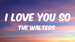 The Walters  I Love You So Lyrics [upl. by Ilowell]