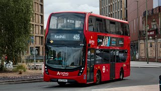 Arriva Bus Route 405HT26SK70BVG Redhill  Croydon [upl. by Nodnnarb143]