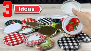 Christmas Decorating on a Budget Try THIS Genius Jar Lid Hack [upl. by Aillil]