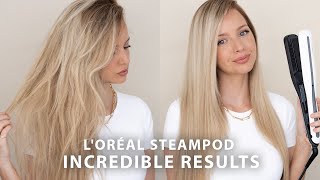 LOREAL STEAMPOD 30 REVIEW  TUTORIAL 🙌🏻 INCREDIBLE RESULTS [upl. by Everara296]