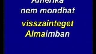 Magyar Karaoke AD Stúdió  Álmaimban Amerika [upl. by Horsey]